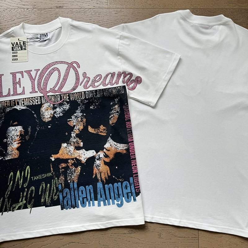 VALE USA Fallen Angel Rhinestone Graphic T-Shirt ¡ª context