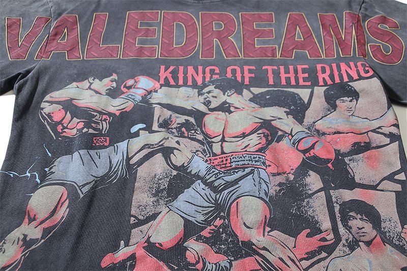 VALE USA King of the Ring Boxing Graphic T-Shirt ¡ª detail