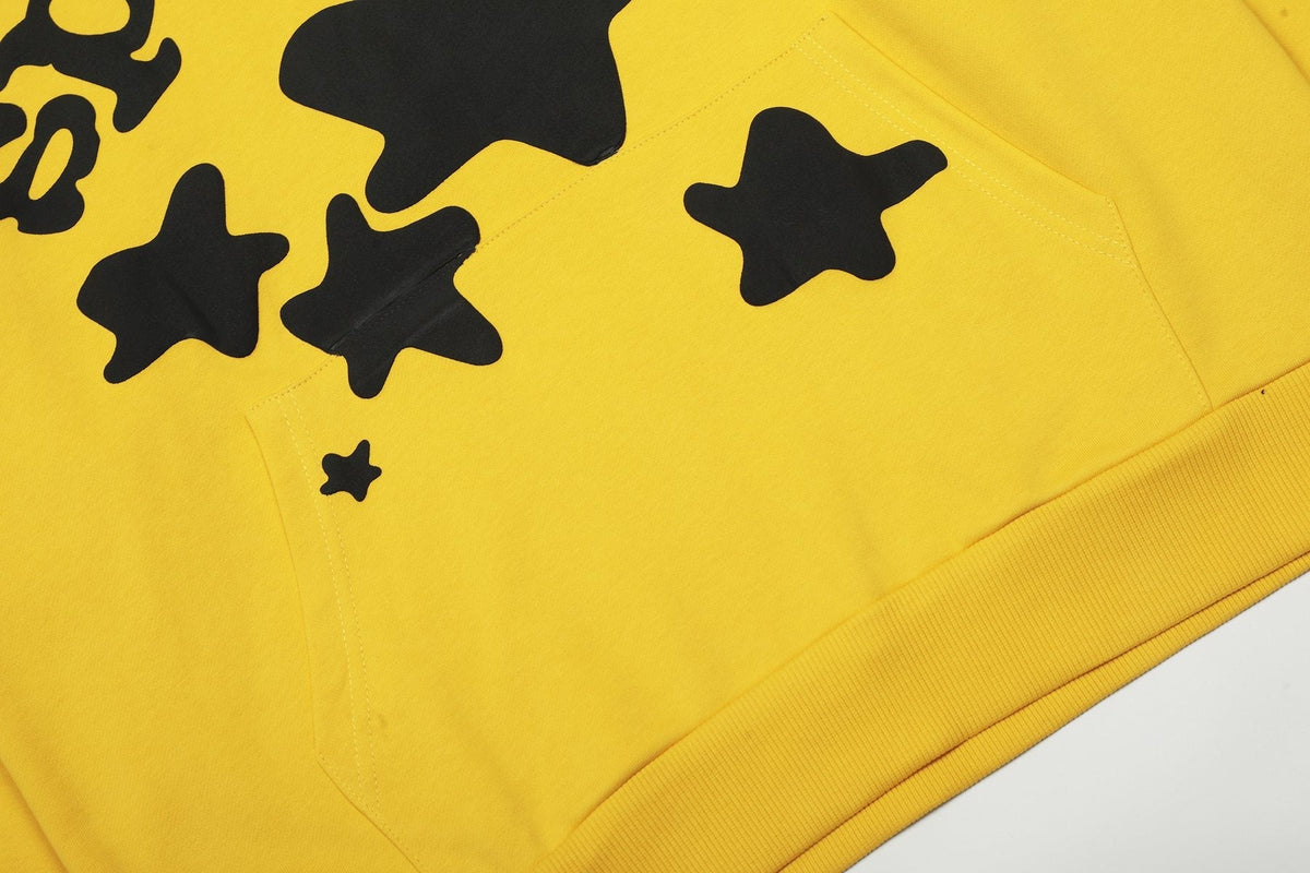 Sp5der Star Graphic Hoodie & Jogger Matching Set ¡ª detail