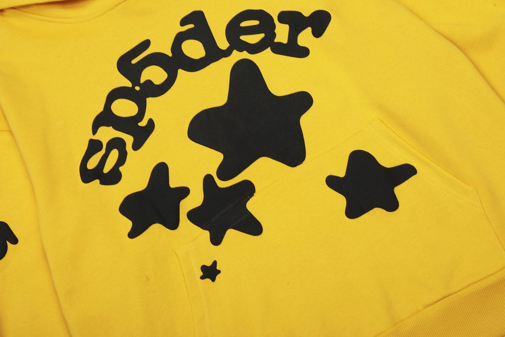 Sp5der Star Graphic Hoodie & Jogger Matching Set ¡ª detail