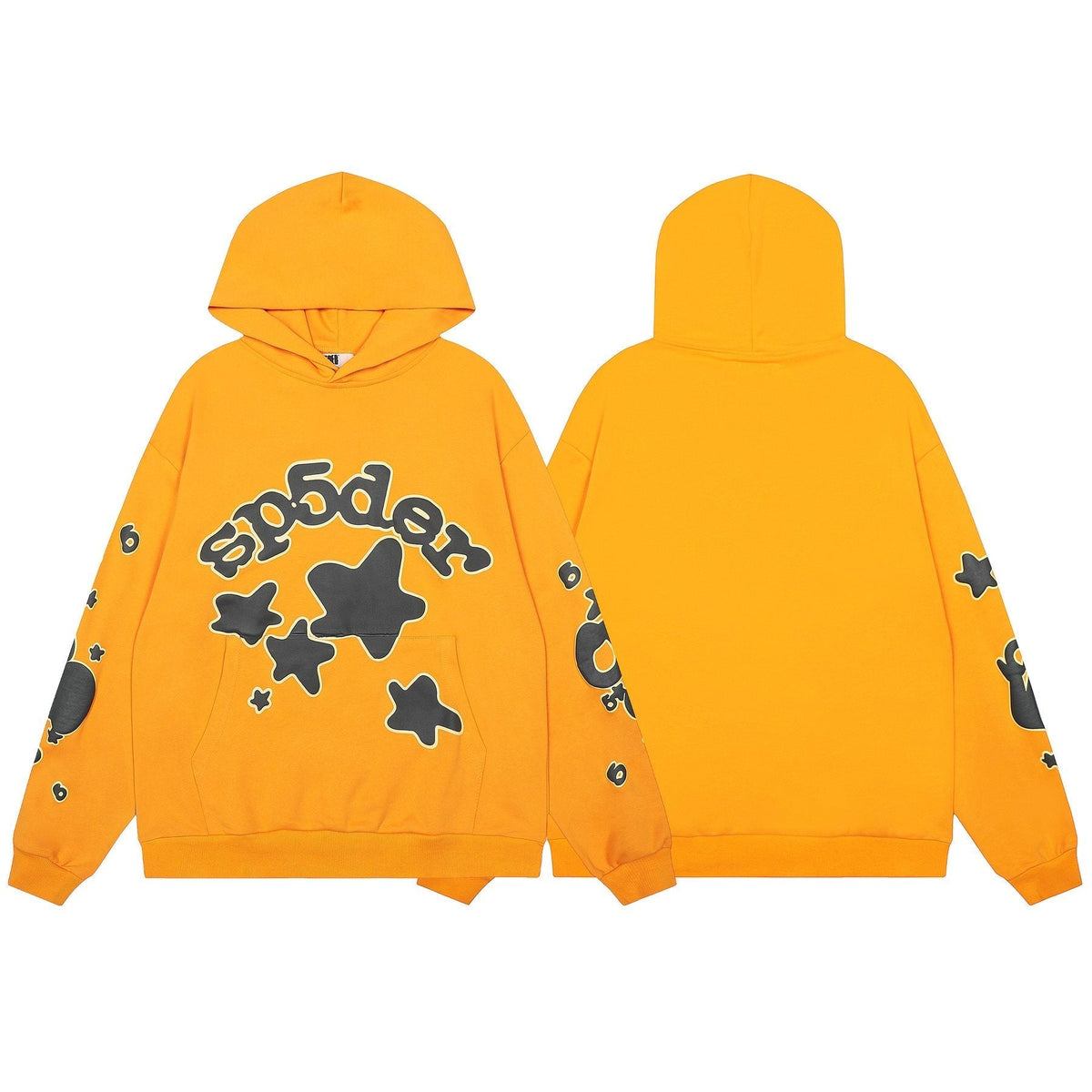 Sp5der Star Graphic Hoodie & Jogger Matching Set ¡ª front