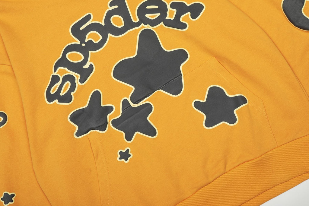 Sp5der Star Graphic Hoodie & Jogger Matching Set ¡ª detail