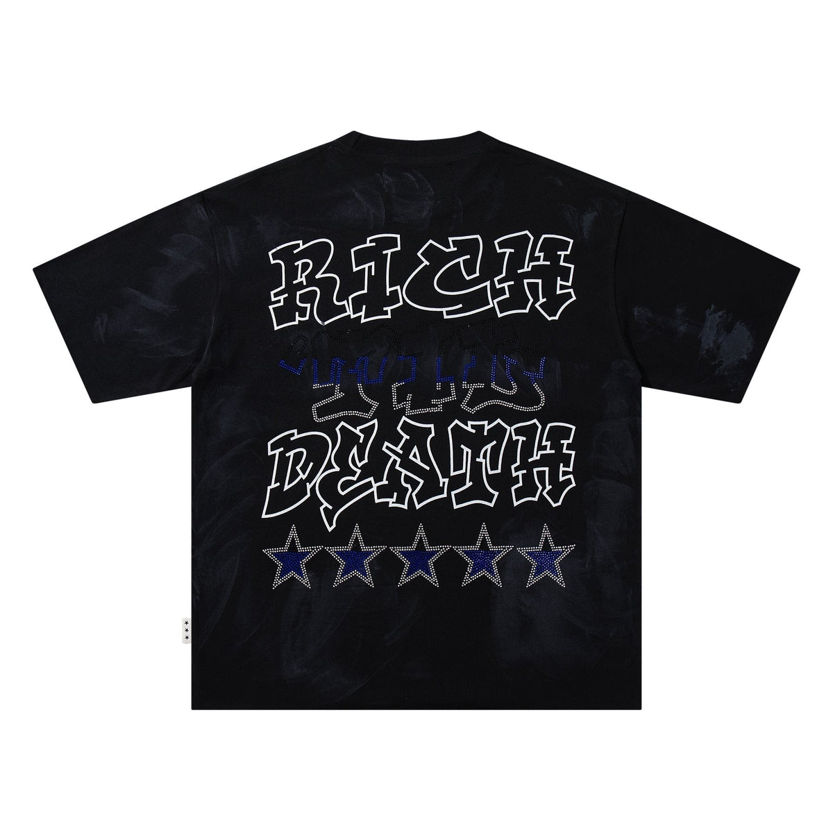 BKYS Revival Rich Death Rhinestone Graphic T-Shirt ¡ª back
