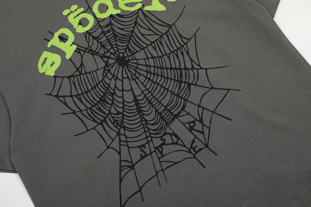 Sp5der Spiderweb Graphic T-Shirt ¡ª detail