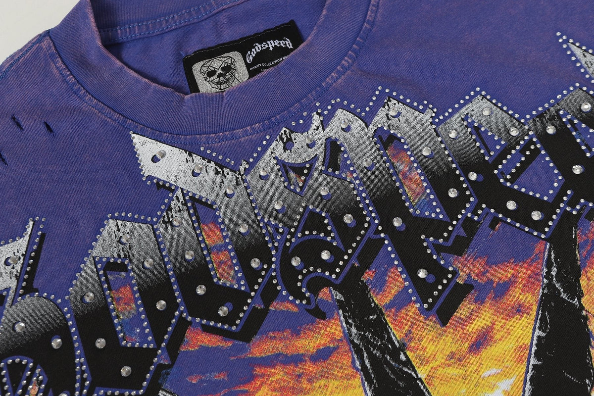 Godspeed Statue of Liberty Graphic T-Shirt ¡ª detail