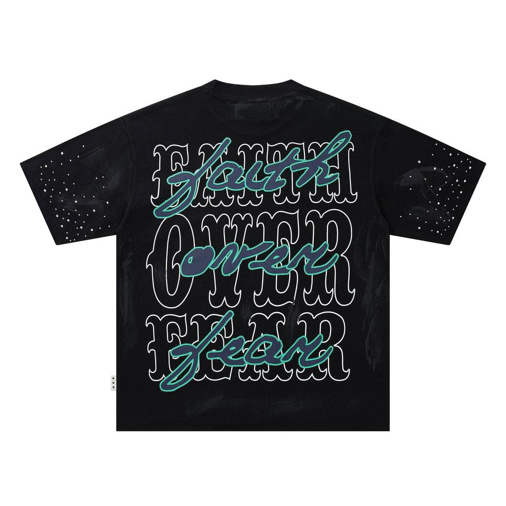 BKYS Revival Rhinestone Portrait Graphic T-Shirt ¡ª back