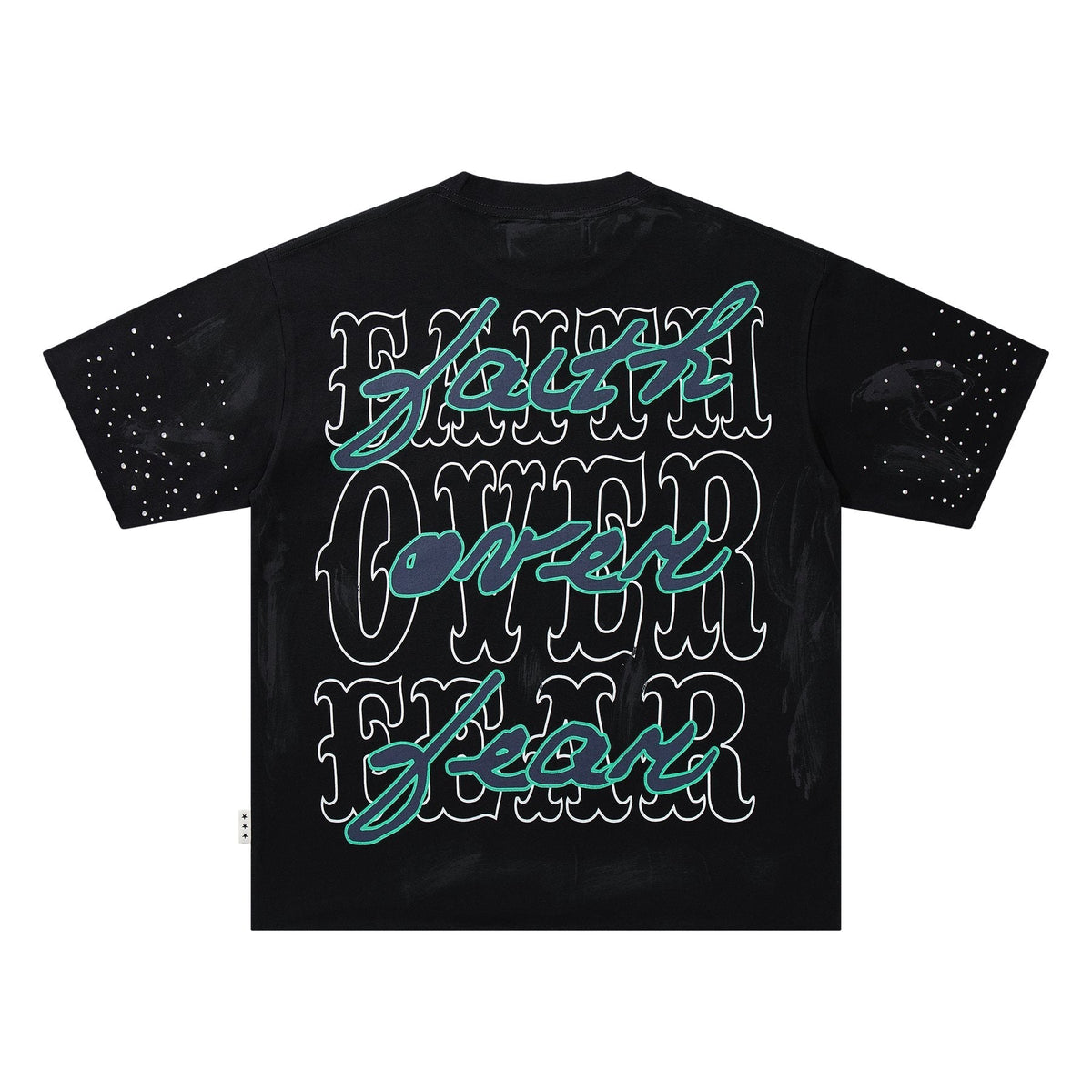 BKYS Revival Rhinestone Portrait Graphic T-Shirt ¡ª back