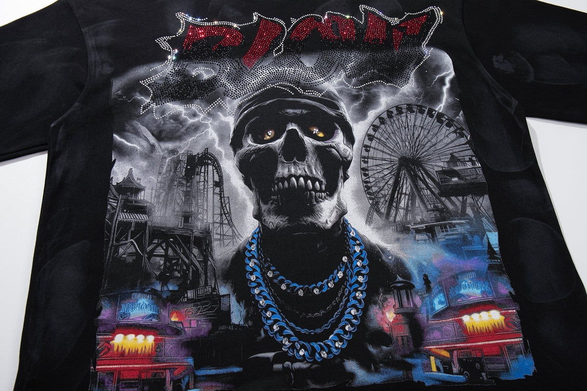 BKYS Revival Sins Away Skull Graphic T-Shirt ¡ª detail