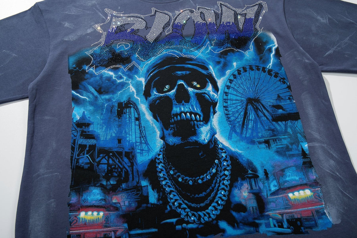BKYS Revival Sins Away Skull Graphic T-Shirt ¡ª detail