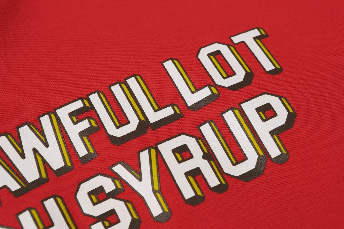 THAT'S A AWFUL LOT OF COUGH SYRUP Angel Tears Graphic Hoodie ¡ª detail