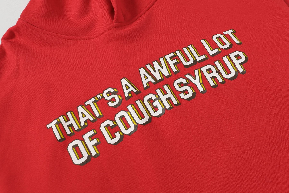 THAT'S A AWFUL LOT OF COUGH SYRUP Angel Tears Graphic Hoodie ¡ª detail