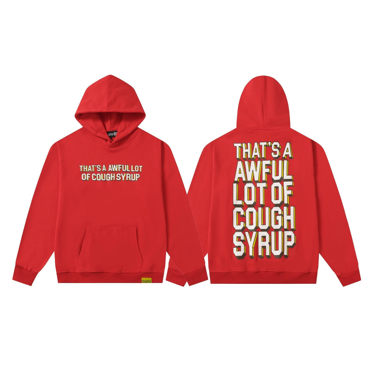 THAT'S A AWFUL LOT OF COUGH SYRUP Angel Tears Graphic Hoodie ¡ª hero