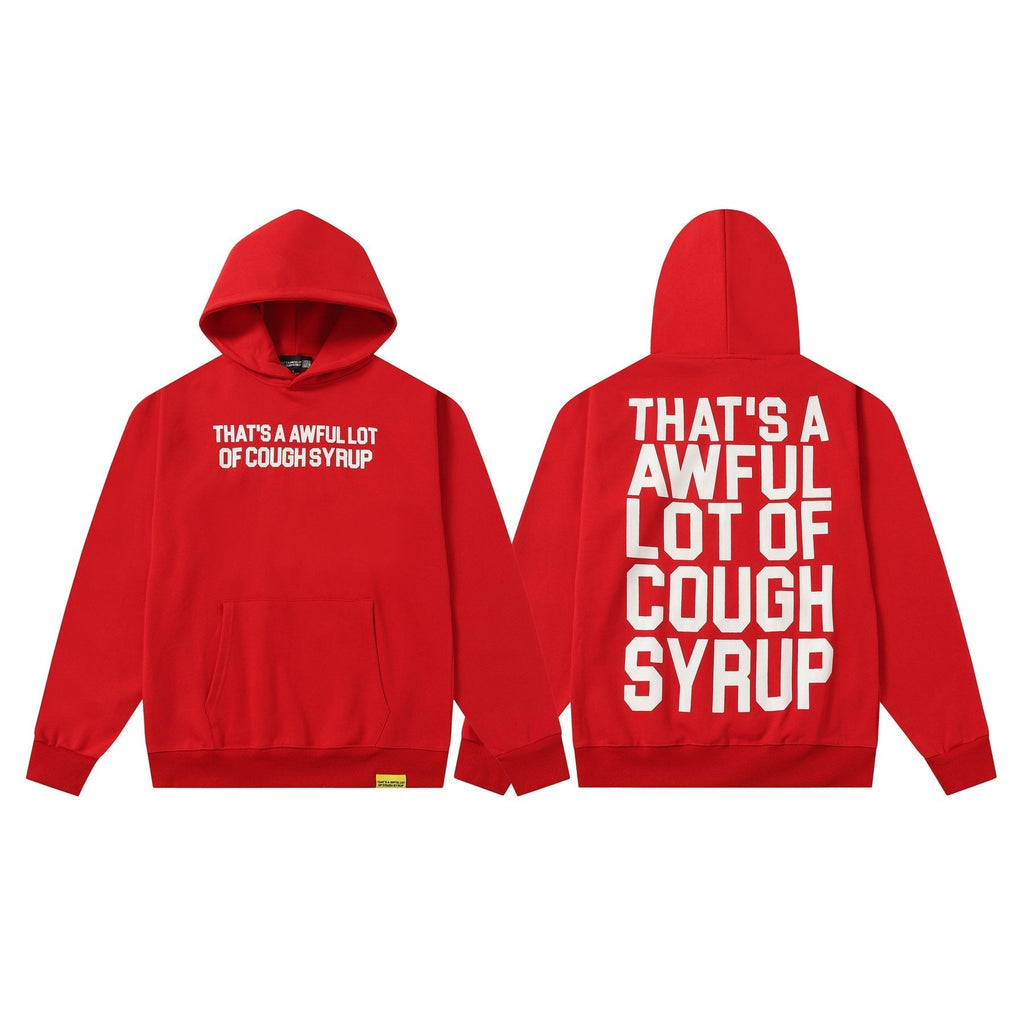THAT'S A AWFUL LOT OF COUGH SYRUP Angel Tears Graphic Hoodie ¡ª front