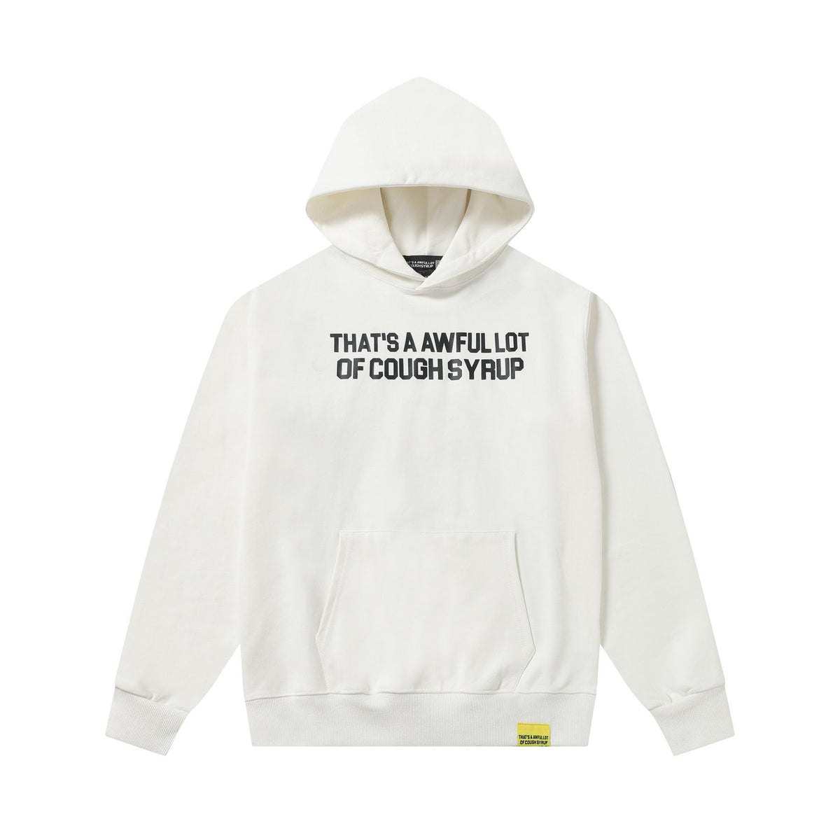 THAT'S A AWFUL LOT OF COUGH SYRUP Angel Tears Graphic Hoodie ¡ª front