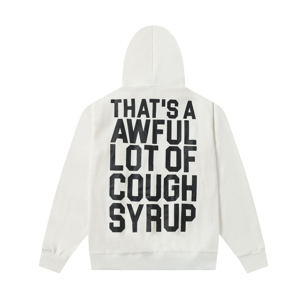 THAT'S A AWFUL LOT OF COUGH SYRUP Angel Tears Graphic Hoodie ¡ª back