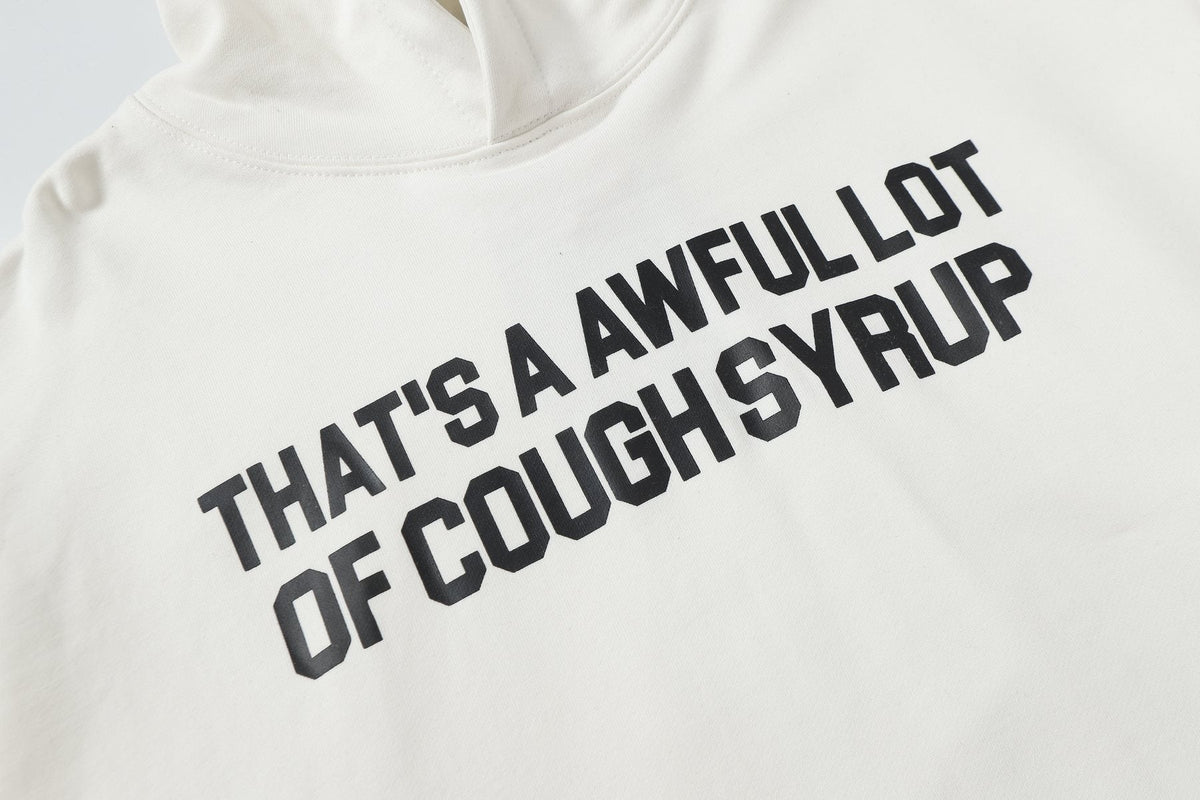 THAT'S A AWFUL LOT OF COUGH SYRUP Angel Tears Graphic Hoodie ¡ª detail