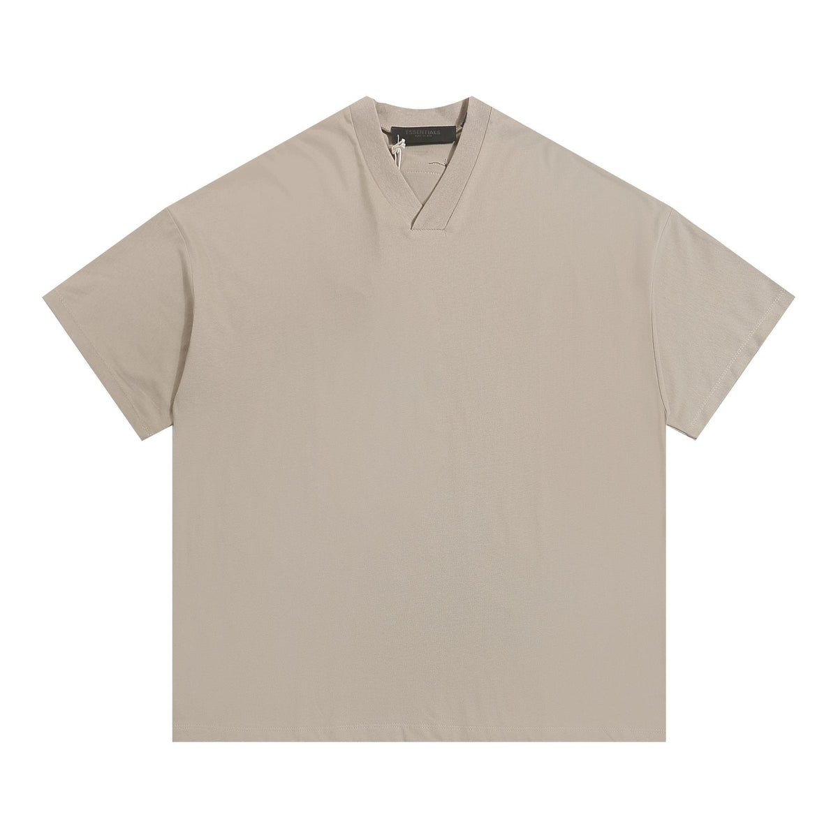 ESSENTIALS V-Notch Back Wordmark T-Shirt ¡ª front