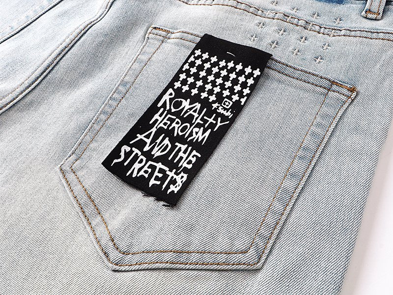 Ksubi Cross Patch Slim Tapered Jeans ¡ª detail
