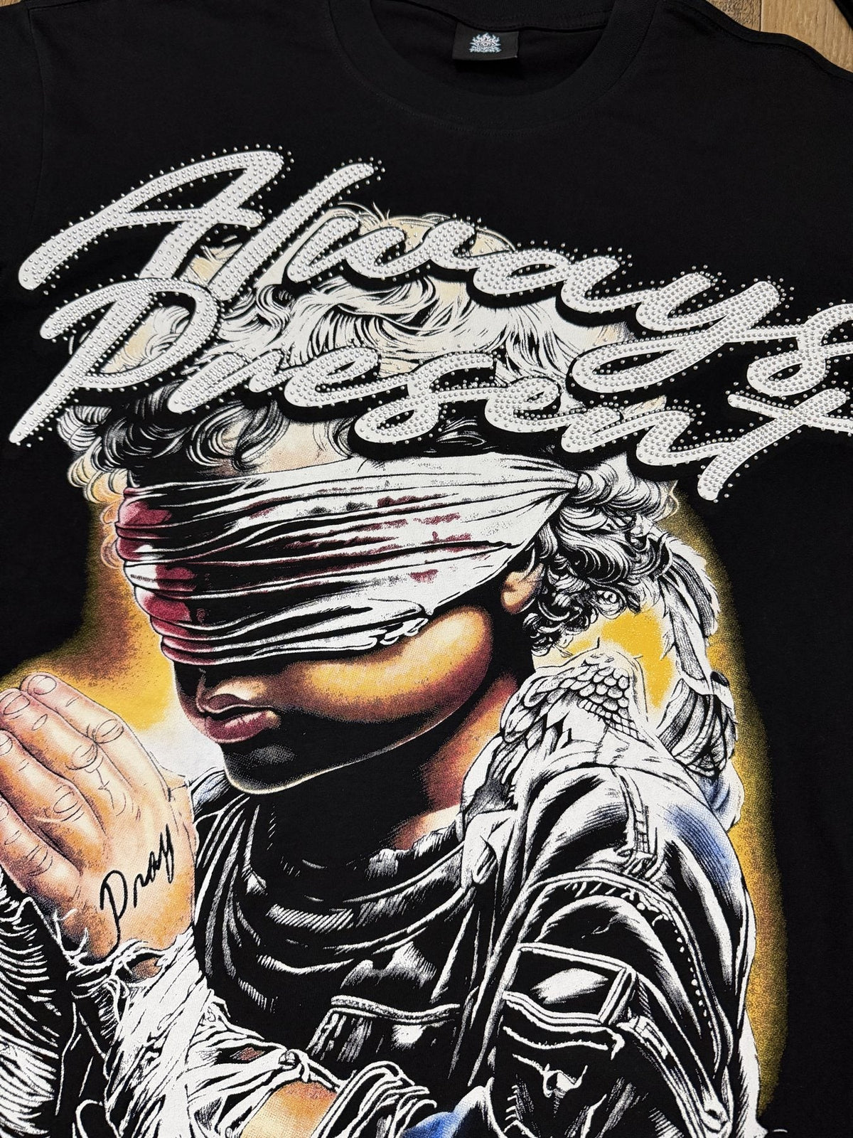 ALWAYS-PRESENT Reborn Figure Graphic T-Shirt ¡ª detail