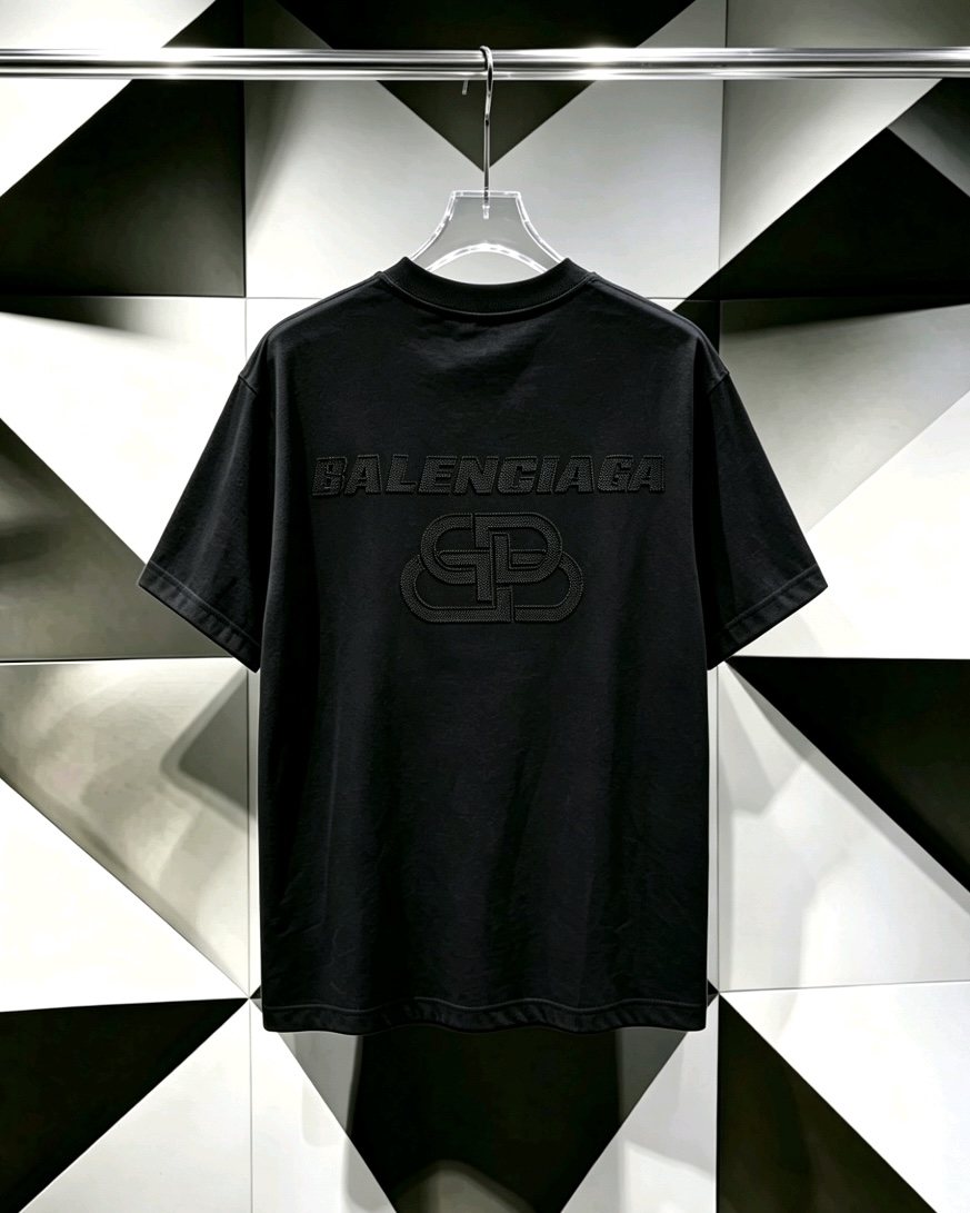 Balenciaga Tonal Logo Graphic T-Shirt ¡ª back