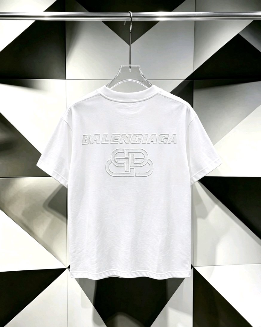 Balenciaga Tonal Logo Graphic T-Shirt ¡ª back