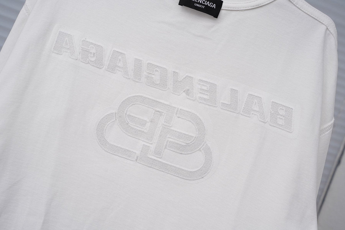 Balenciaga Tonal Logo Graphic T-Shirt ¡ª detail
