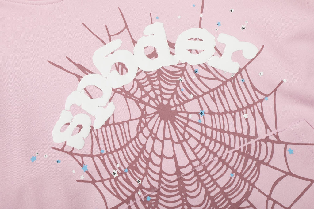 Sp5der Spiderweb Graphic Hoodie ¡ª detail