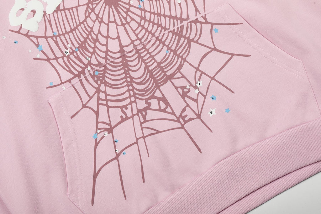 Sp5der Spiderweb Graphic Hoodie ¡ª detail