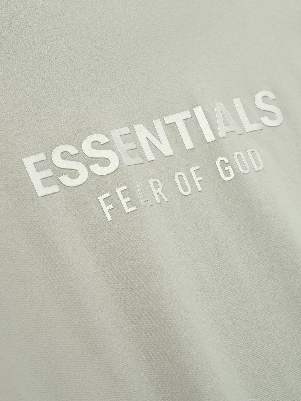ESSENTIALS FEAR OF GOD Back Logo Short-Sleeve T-Shirt ¡ª fabric_closeup