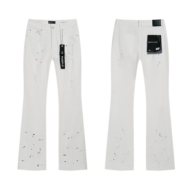 Purple Brand Paint-Splatter Denim Jeans ¡ª hero