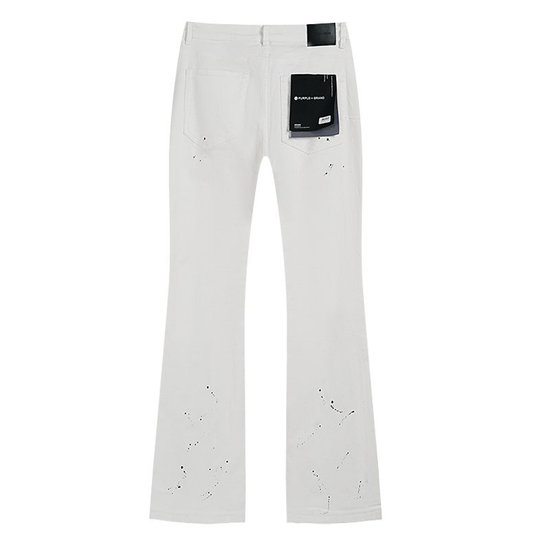 Purple Brand Paint-Splatter Jeans ¡ª back