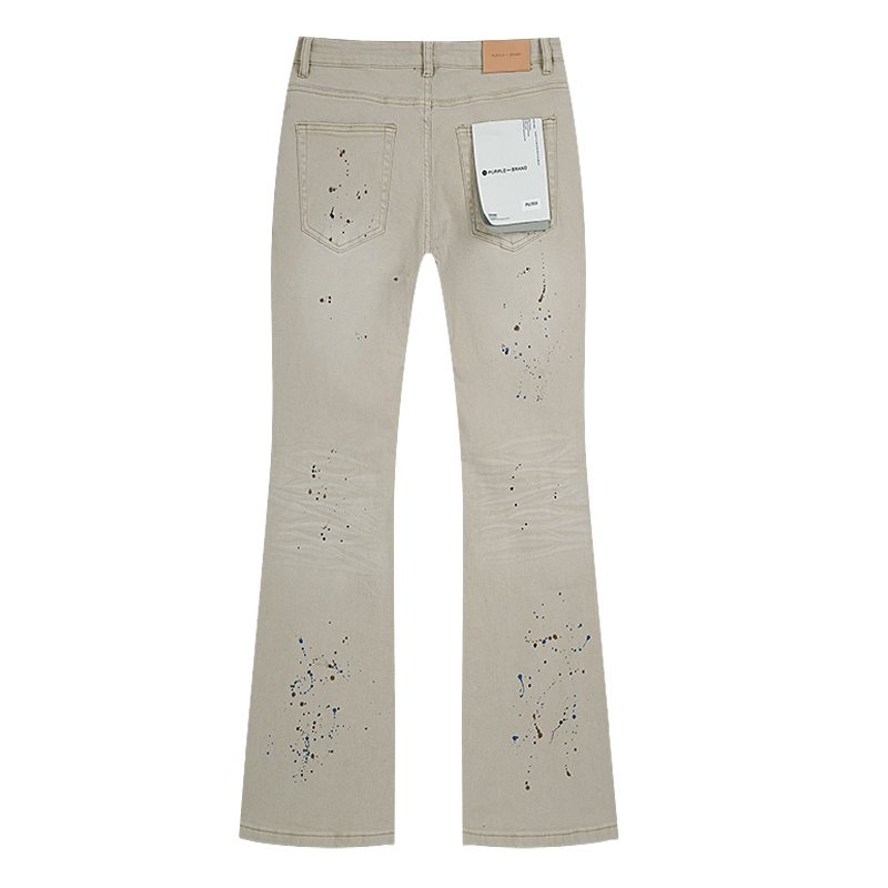 Purple Brand Paint-Splatter Jeans ¡ª back