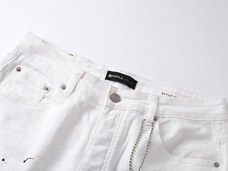 Purple Brand Paint-Splatter Jeans ¡ª detail