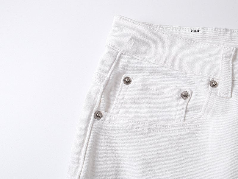 Purple Brand Paint-Splatter Jeans ¡ª detail