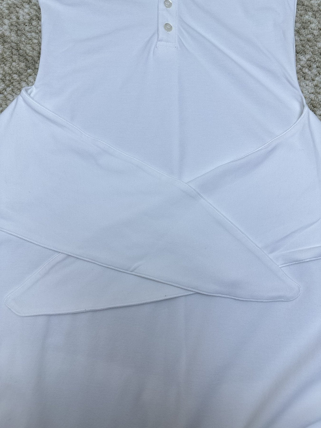 Test2-Ralph Lauren White Tie-Waist Polo Dress ¡ª detail