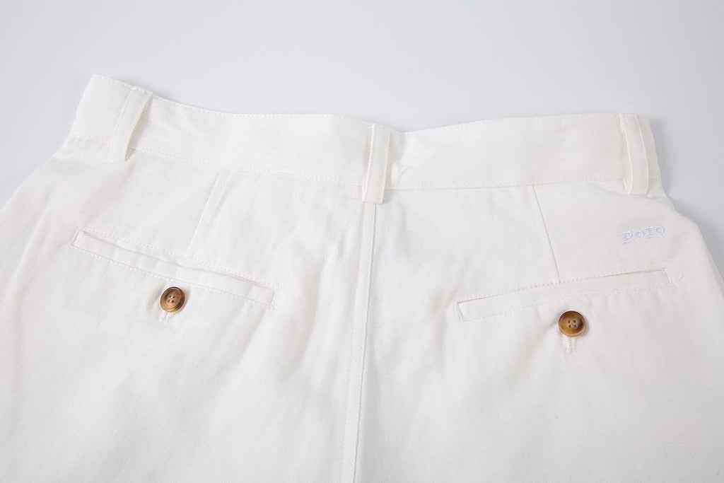 Test2-Ralph Lauren Women's Cotton A-Line Tailored Shorts ¡ª detail