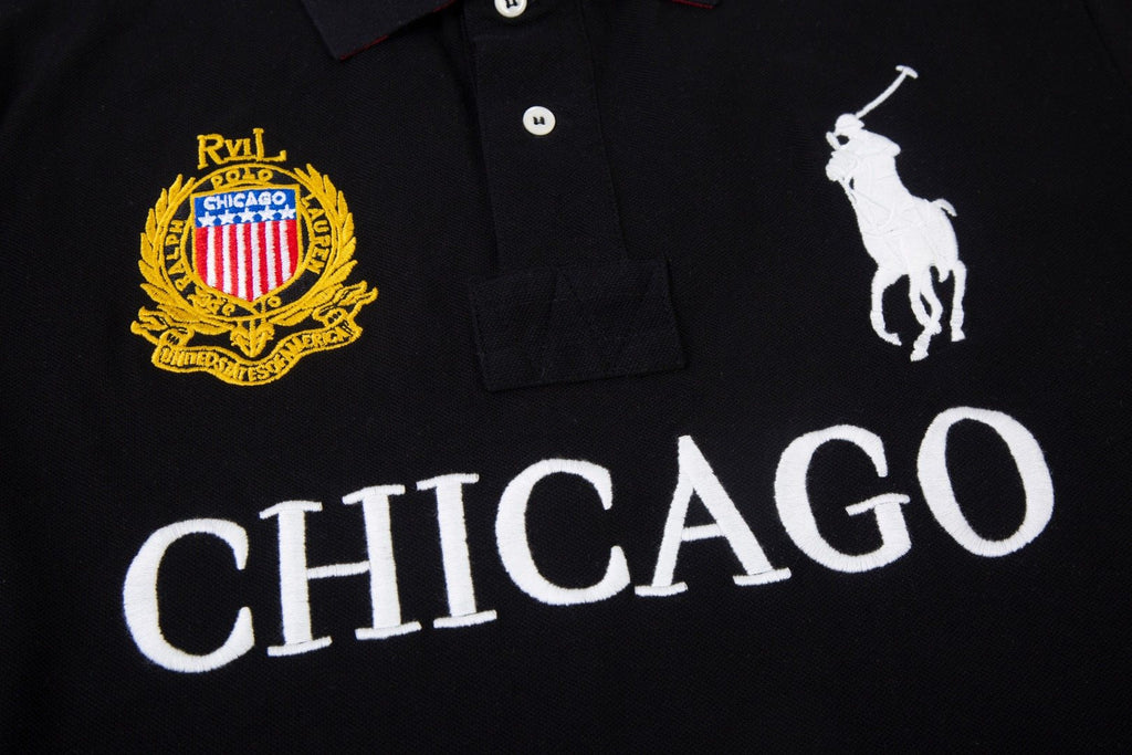 Test2-Ralph Lauren Chicago Crest Piqu¨¦ Polo Shirt ¡ª detail