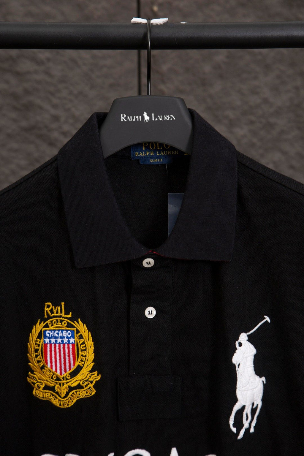 Test2-Ralph Lauren Chicago Crest Piqu¨¦ Polo Shirt ¡ª detail