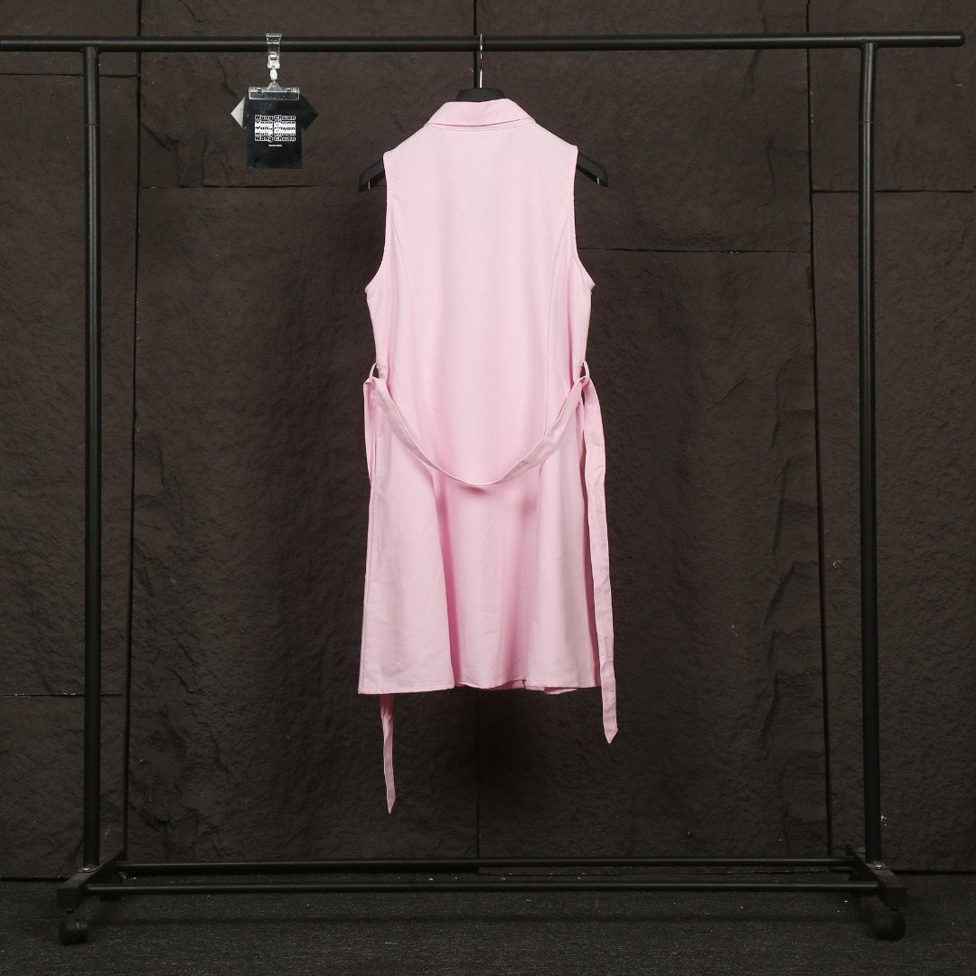 Test2-Ralph Lauren Sleeveless Belted Oxford Shirt Dress ¡ª back
