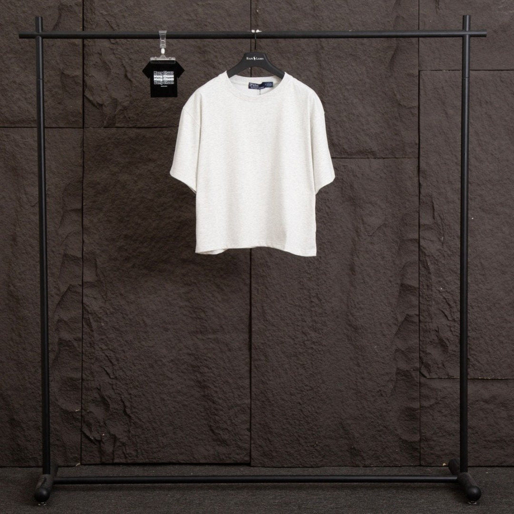 Test2-Ralph Lauren Embroidered Pony Oversized Drop-Shoulder T-Shirt ¡ª front
