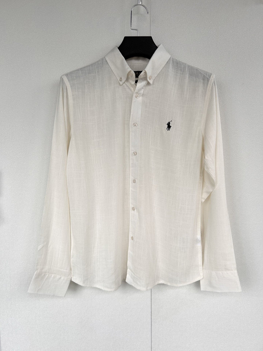 Test2-Ralph Lauren Ivory White Linen Long-Sleeve Shirt ¡ª hero