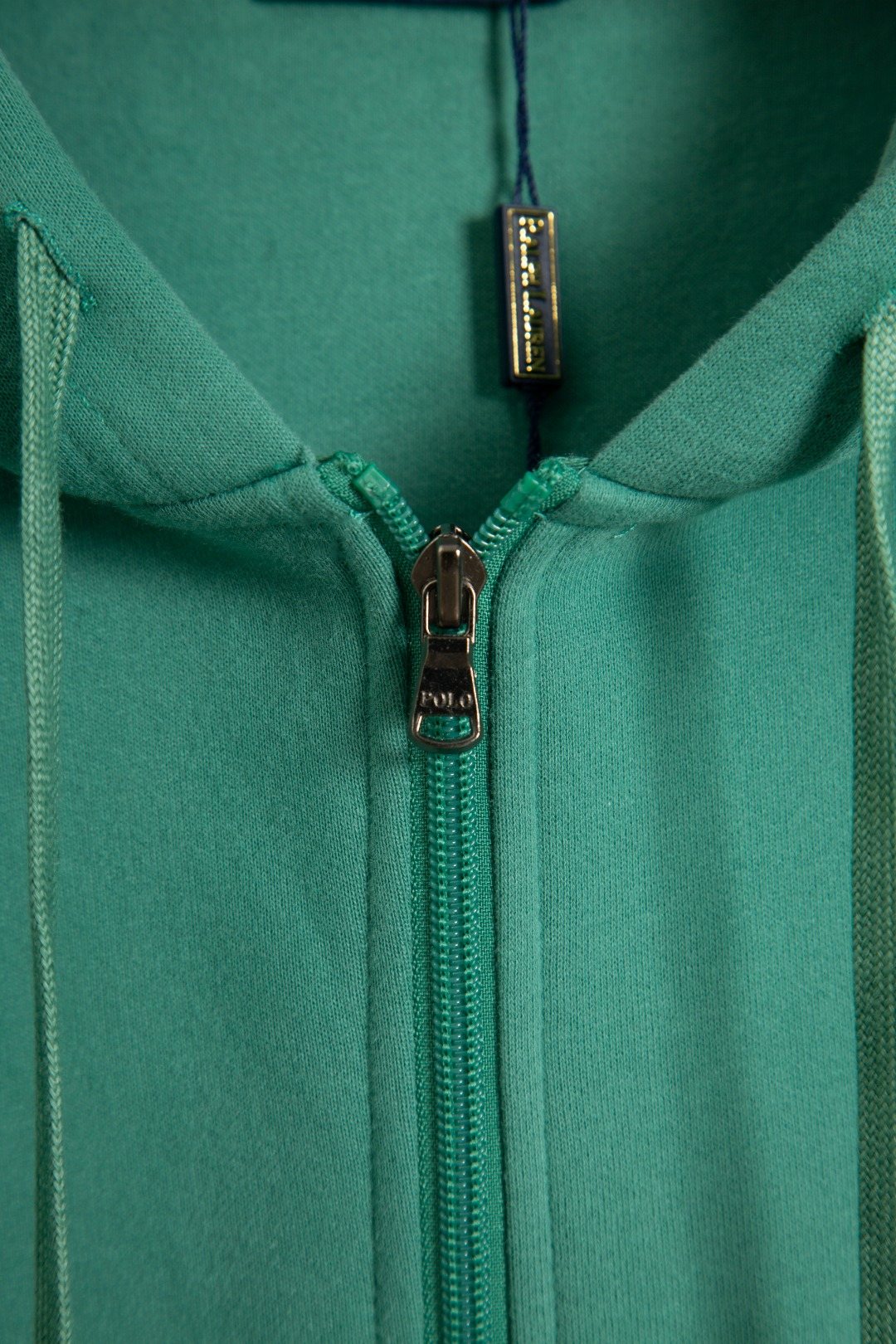 Test2-Ralph Lauren Brushed Cotton Full-Zip Hoodie ¡ª detail