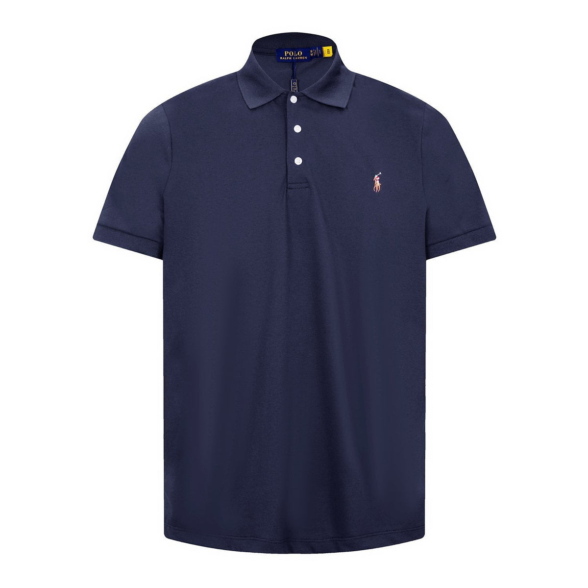 Test2-Ralph Lauren Three-Button Short-Sleeve Polo Shirt ¡ª back