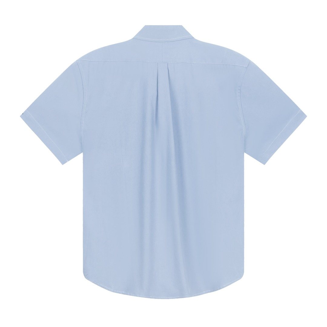 Test2-Ralph Lauren Cotton Oxford Short-Sleeve Button-Down Shirt ¡ª back