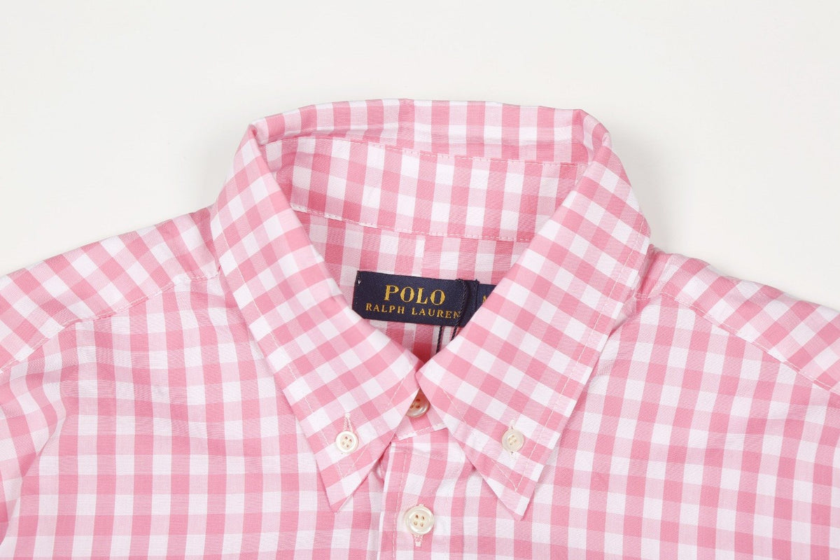 Test2-Ralph Lauren Gingham Short-Sleeve Button-Down Shirt ¡ª label
