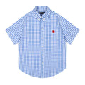 Test2-Ralph Lauren Gingham Short-Sleeve Button-Down Shirt ¡ª front