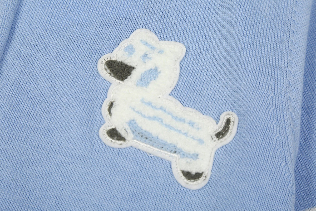 Test2-Thom Browne Dog Motif Knit Polo Shirt ¡ª detail