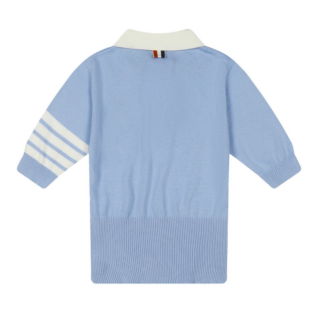 Test2-Thom Browne Dog Motif Knit Polo Shirt ¡ª back