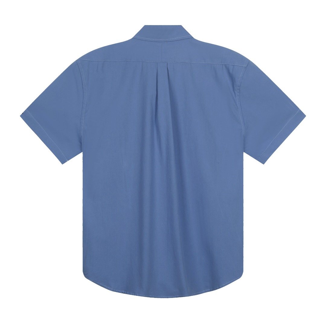 Test2-Ralph Lauren Oxford Short-Sleeve Button-Front Shirt ¡ª back