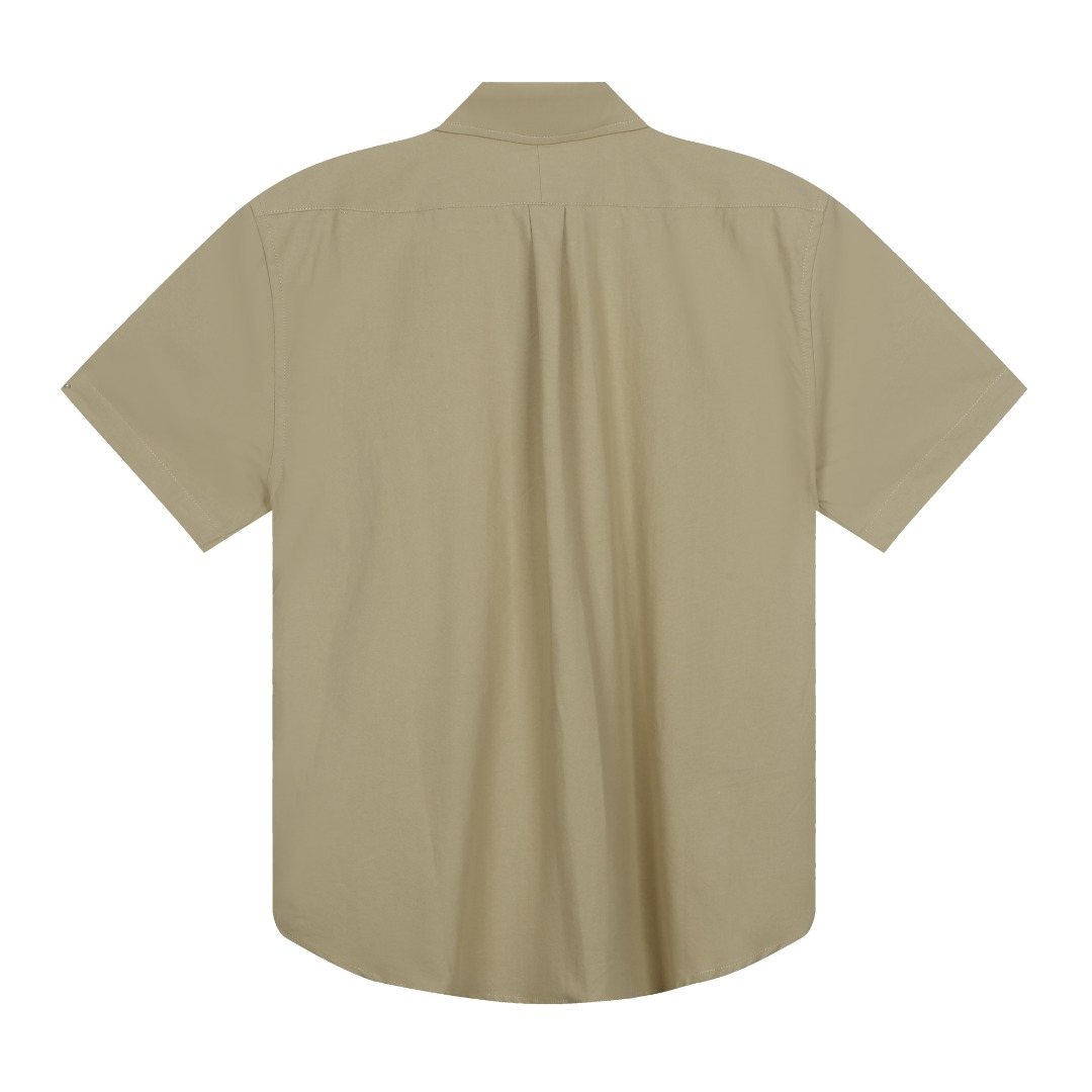 Test2-Ralph Lauren Oxford Short-Sleeve Button-Front Shirt ¡ª back